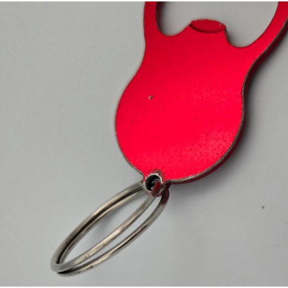 Chicago Bulls Metal Bottle Opener Keychain - Picture 3 of 5